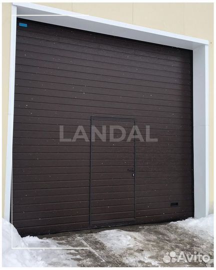 Гаражные секционные ворота