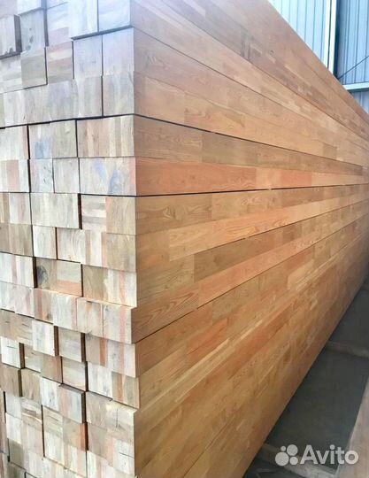 Брус от производителя строганный, лиственница, сух