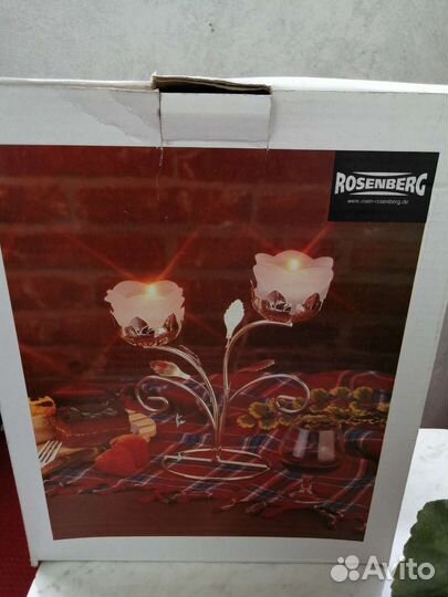 Подсвечник Розы, новый