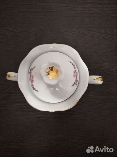 Сахарница фарфоровая СССР