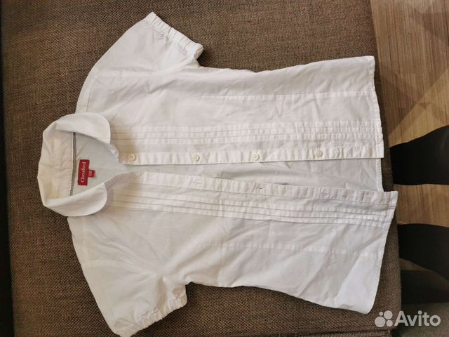 Рубашка белая школьная