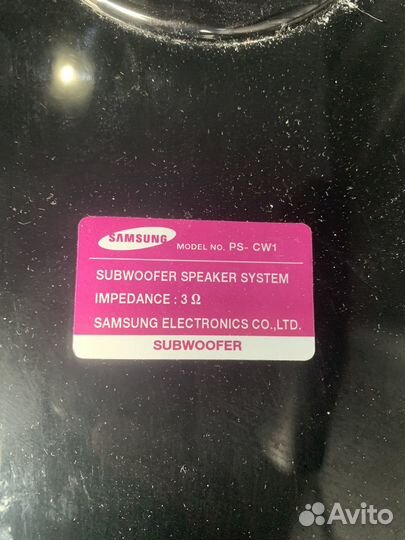 Сабвуфер пассивный samsung