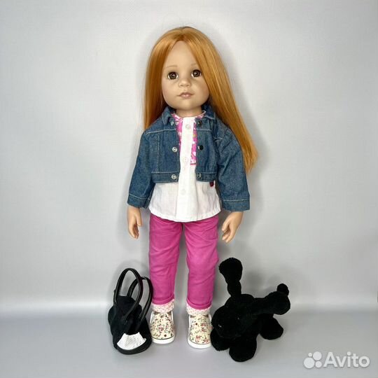 Кукла Gotz Ханна Готц рыжая с собачкой