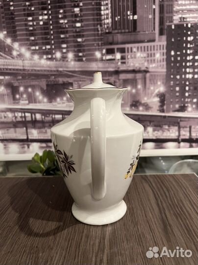 Заварочный большой чайник или кофейник Рига СССР