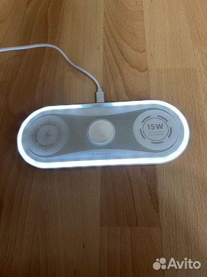 Беспроводное зарядное устройство borofone (3 в 1)