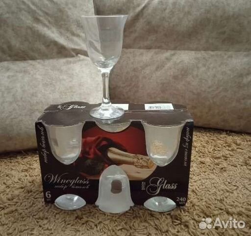 Бокалы для вина новые