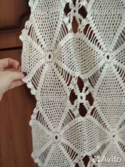 Старинное покрывало на кровать ручной работы