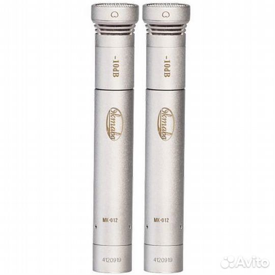 Стереопара микрофонов Октава мк-012 (никель, в кар