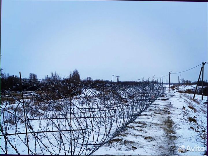 Спиральный барьер безопасности Егоза сбб. Монтаж