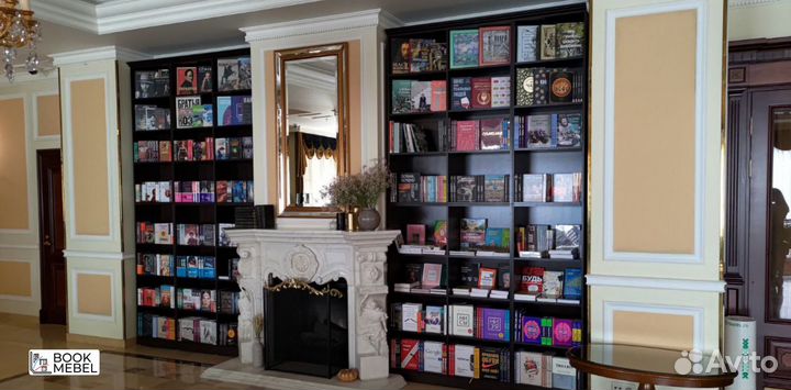 Книжный шкаф открытый. Библиотека