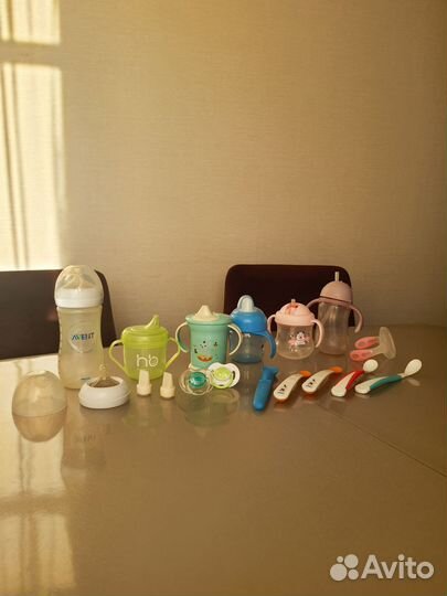Бутылочка/ поильники Avent, Happy Baby, MagMag