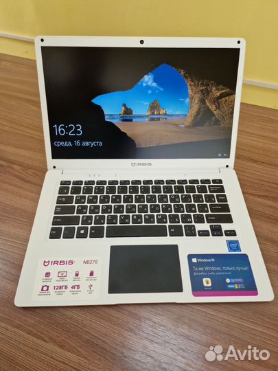 Ноутбук irbis NB270 белый 14.1