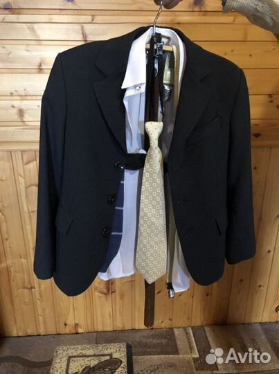 Пиджак 134, рубашка, бабочка