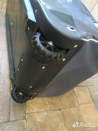 Баул хоккейный 35' дно пвх серый ручка люкс