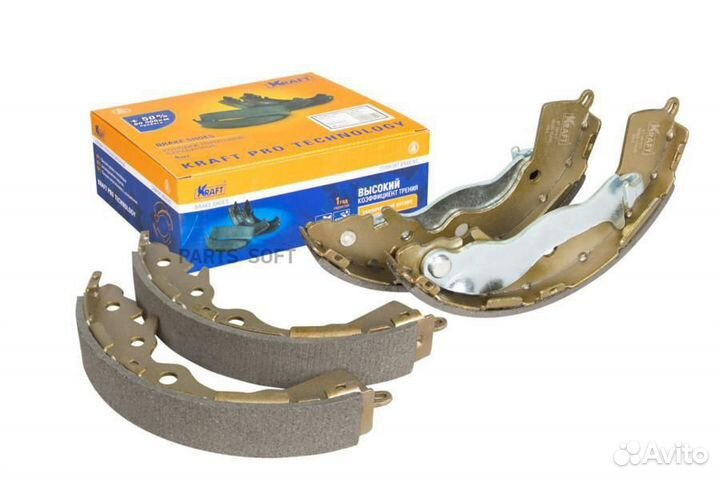 Kraft KT091517 Колодки тормозные барабанные Hyunda
