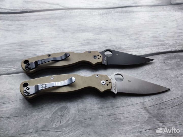 Нож складной Spyderco Paramilitary 2 Бежевый
