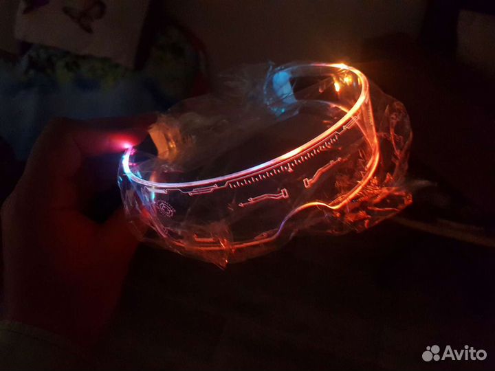 Очки светящийся для вечеринки праздника