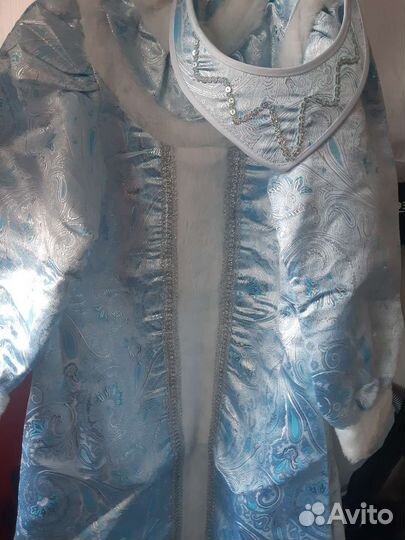 Костюм Снегурочки детский 140