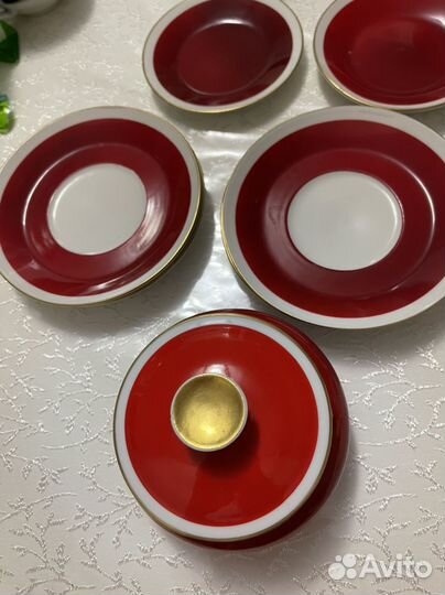 Сахарница розеточки 4 штуки ГДР