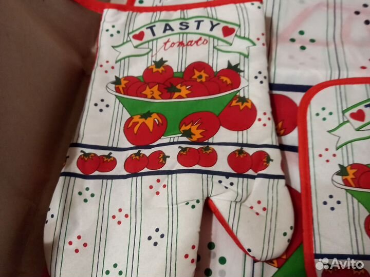 Прихватки и фартук для кухни