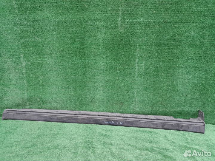 Накладка на порог hyundai santa fe 4