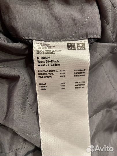 Юбка теплая стеганая Uniqlo