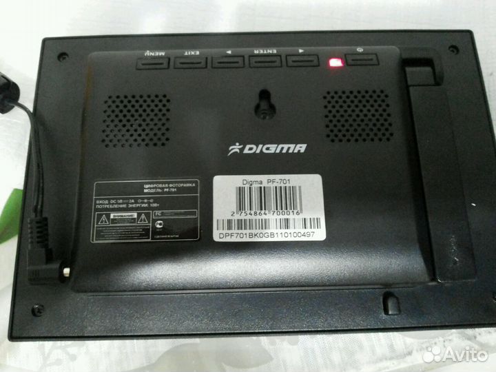 Новая Цифровая Фоторамка Digma PF-701