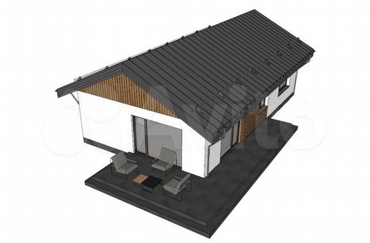 Дом 84,6 м² на участке 7,4 сот.