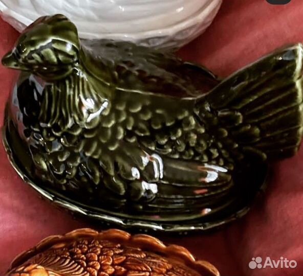 Курица для хранения яиц от Portmeirion. Фарфор