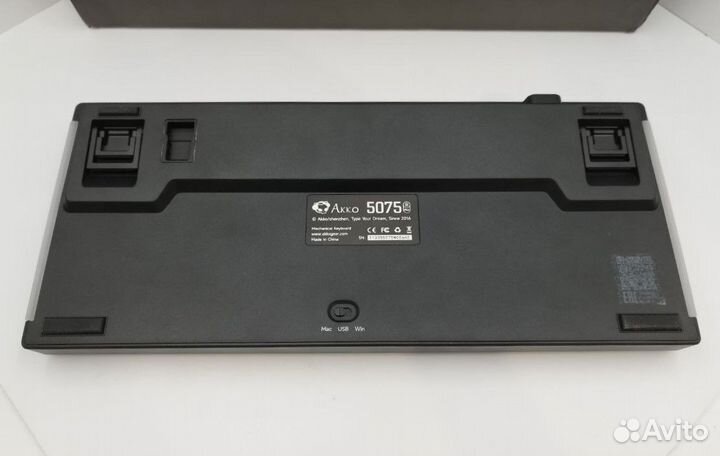 Механическая клавиатура akko 5075B Plus Black&Sliv