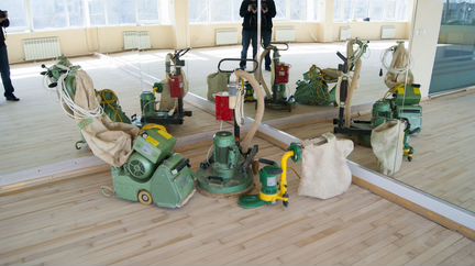 Реставрация паркета (циклевка, шлифовка) И/П