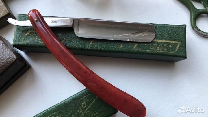 Новая коллекционная опасная бритва, правка и камни