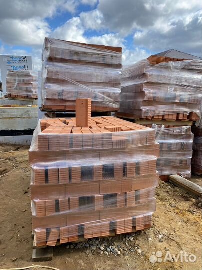 Кирпич строительный гладкий