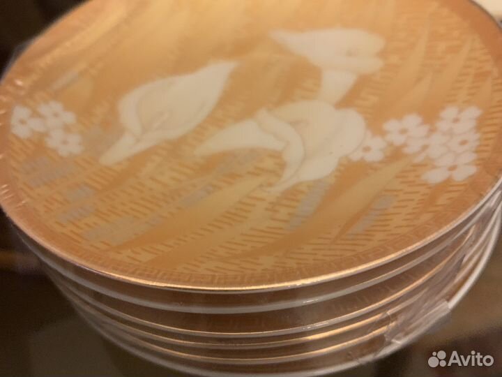 Кофейный сервиз новый на 6 персон Китай