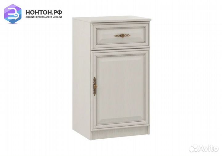 Тумба Габриэлла вудлайн кремовый / сандал белый