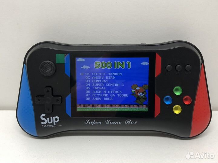 Портативная приставка dendy 8bit 500 игр