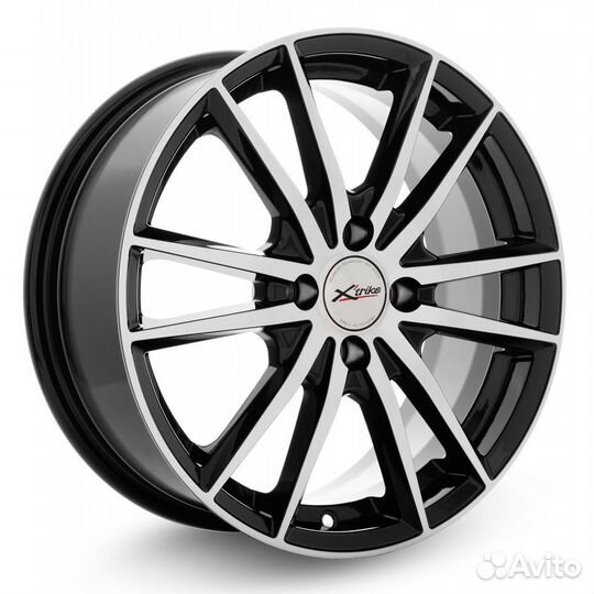 R16 4x100 6,5J ET36 67,1 X'trike X-129 BK/FP