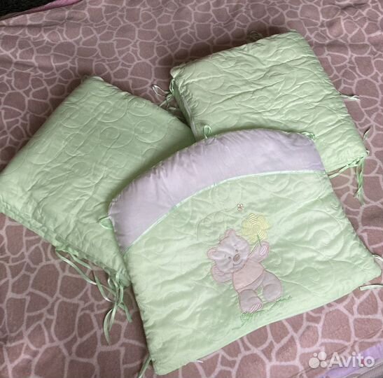 Бортики в детскую кроватку бу