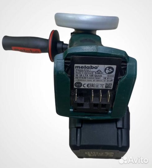 Аккумуляторная ушм Metabo W 18 LTX 125