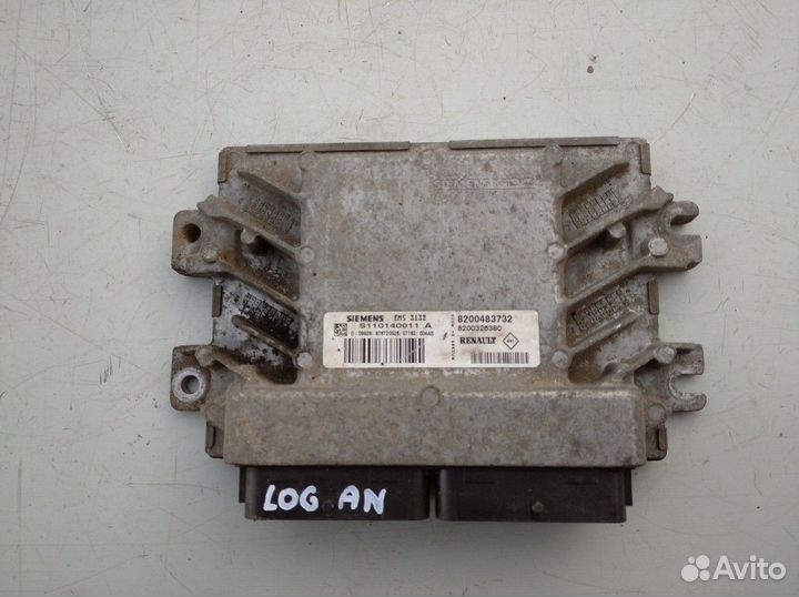 Блок управления двигателем Рено Логан 1.4 k7j