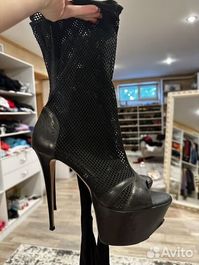 Ботильоны gianmarco lorenzi 38р