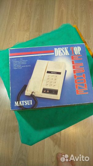 Телефон стационарный кнопочный, новый