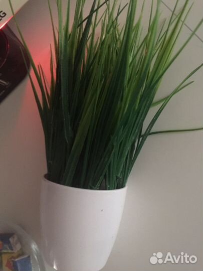 Осока искуственная в кашпо