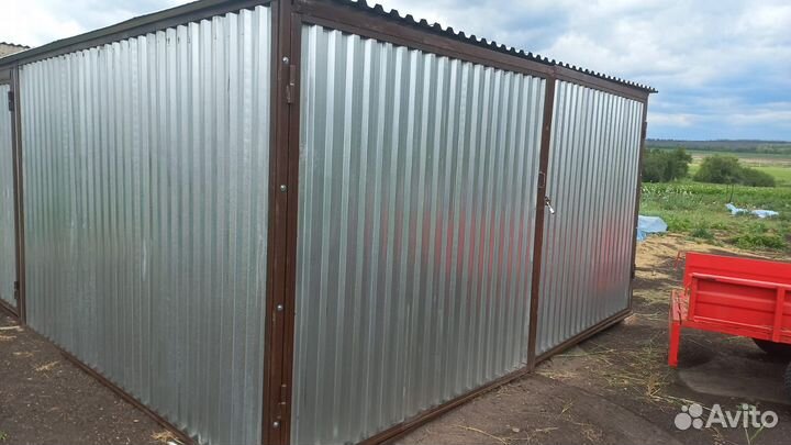 Гараж / ракушка оцинкованный