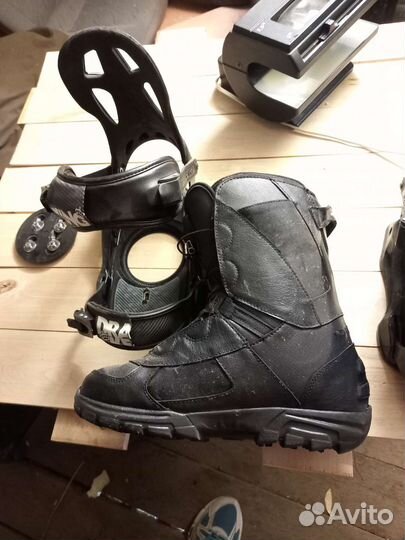 Крепления и ботинки для сноуборда