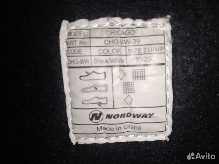 Коньки хоккейные nordway 39