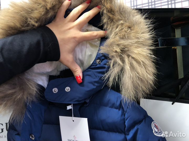 Куртка парка moncler детская зимняя