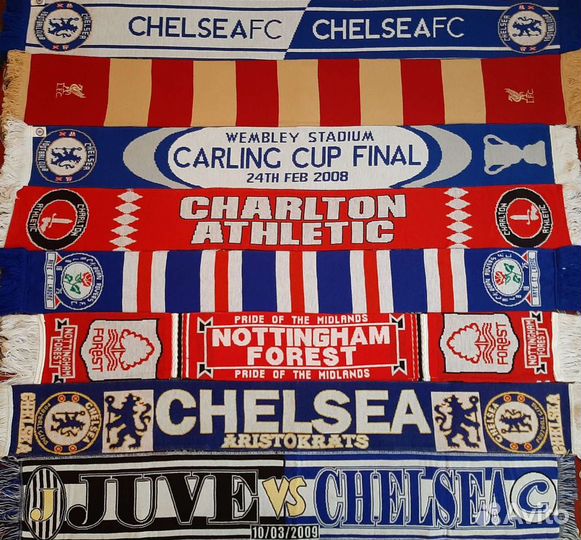 Шарфы футбольных клубов (Англия)