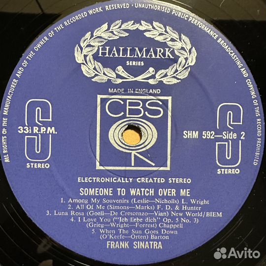 Frank Sinatra – Someone To Watch Over Me (1968г.)