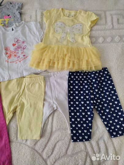 Вещи пакетом 6-9(74размер) девочка